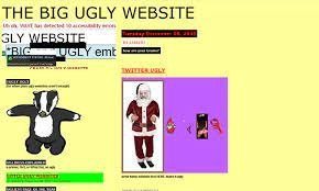 ugly site design