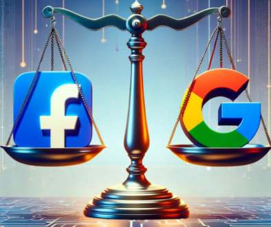 FB Ads vs Google Ads logos